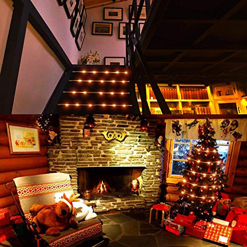 Fatpoom Led Rope Lights Battery Operated String Lights 40Ft 120 Leds 8 Modes Outdoor Waterproof Fairy Lights Dimmable/Timer With Remote For Camping Party Halloween Christmas Decoration (Warm White) #TOP5