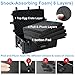 Regetek Hard Case with Foam, 32.5 x 20.5 x 13 Inch, Rolling Hard Case with Wheels/Retractable Handle for Equipment, electronic, tool,cameras, Shockproof, Waterproof, Inner 28.94