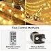 LED Lichterkette Strombetrieben,27M Lichterkette Kugel warmweiß mit Stecker für Außen und Innen,IP44 Wasserdicht Lichterketten mit Dimmbar Fernbedienung,Ideal für Zimmer,Weihnachten,Party,Garten