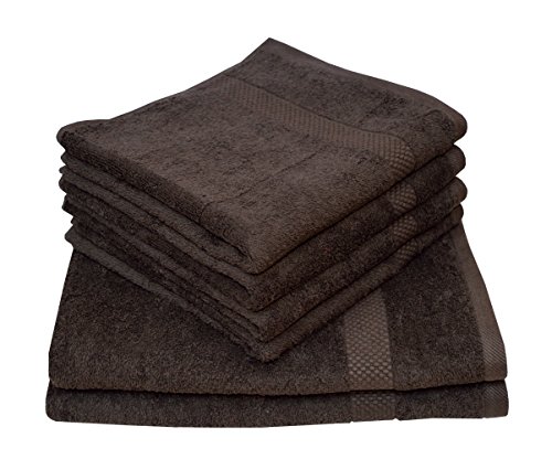 Organic bath towel, brown, Duschtuch 70 x 140 cm
