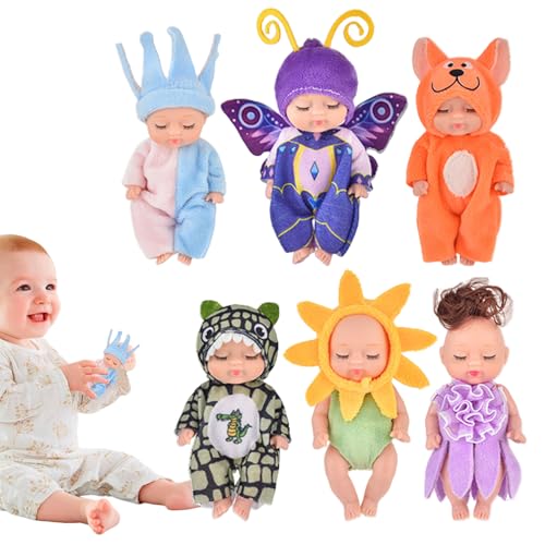 Kit Reborn Flexible: 6 piezas reales, juego de juguete...