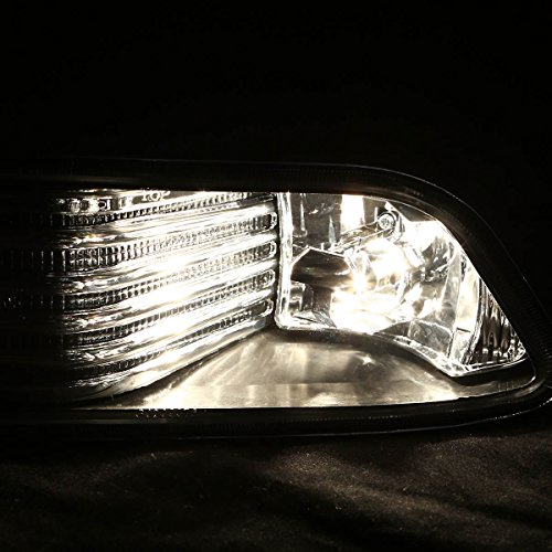 Auto Dynasty Compatible with Scion tC Pair of Bumper Driving Fog Lights w/Switch (Clear Lens)