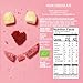 VGAN Vegan Chocolate Bars, Gluten Free Snacks, Plant Based, Soy and Dairy Free, Organic Ingredients, Cruelty Free, Kosher, and Non GMO, Pink Love Raspberry and Almonds, 6 Pack