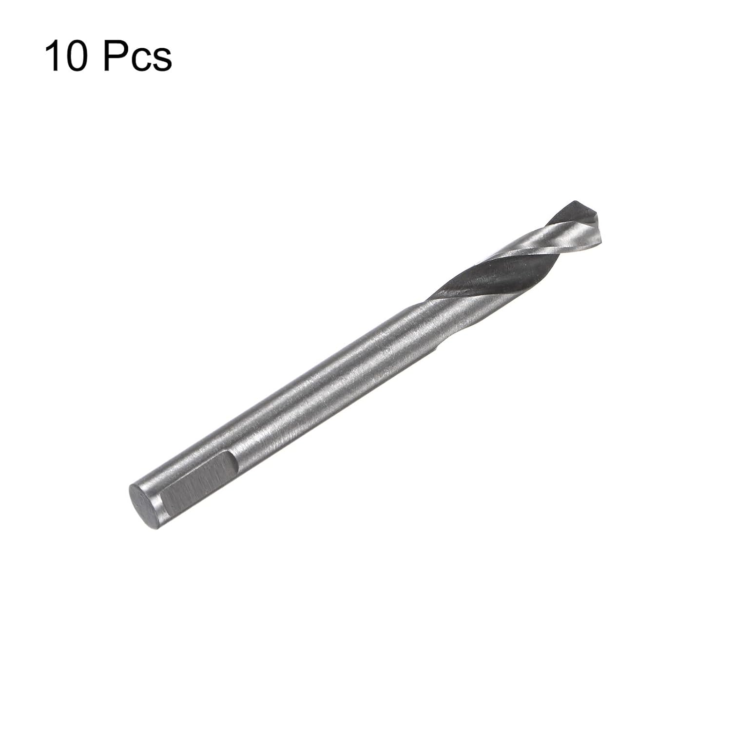 HARFINGTON 10pcs High-Speed Steel Drill Bits 5mmx55mm for Hole Saws Arbor Drill Bit Replacement Thick Metal Cutting