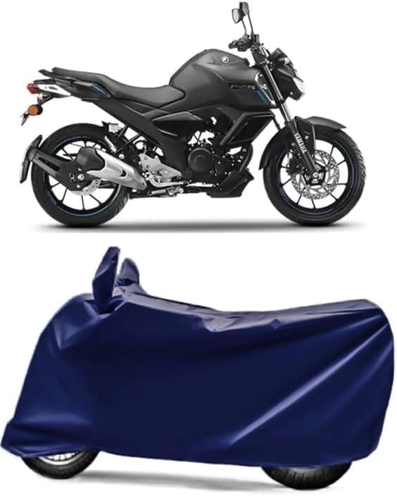V Vinton Waterproof Bike Body Cover Compatible with Yamaha Fz S FI Dust Proof Cover Protects from Rain and Sunlight Uv Proof | Navy