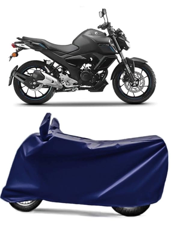 V Vinton Waterproof Bike Body Cover Compatible with Yamaha Fz S FI Dust Proof Cover Protects from Rain and Sunlight Uv Proof | Navy