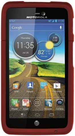Seidio CSR3MTAT3-GR SURFACE Case for Motorola Atrix HD - 1 Pack - Retail Packaging - Garnet Red
