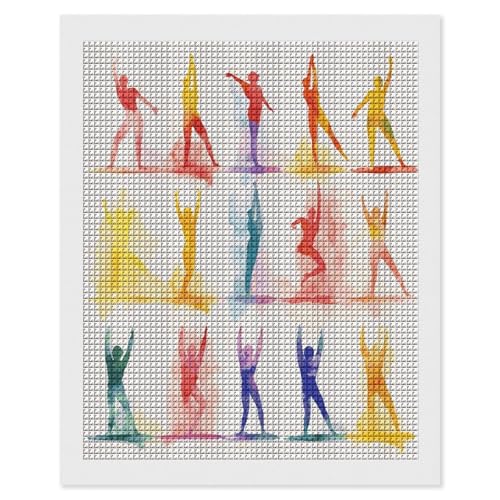 Peinture diamant 5D strass carrés 40x50 cm pour chasser le stress du quotidien
