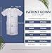 Utopia Care 6 Pack Unisex Hospital Gowns, Patient Gowns with Back Tie for Men and Women, Comfortably Fits Sizes up to 2XL