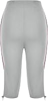 Vista 185 de Pantalones capri para mujer, estilo casual, de verano, elásticos, de cintura alta, pantalones de yoga, ajuste atlético, pantalones deportivos