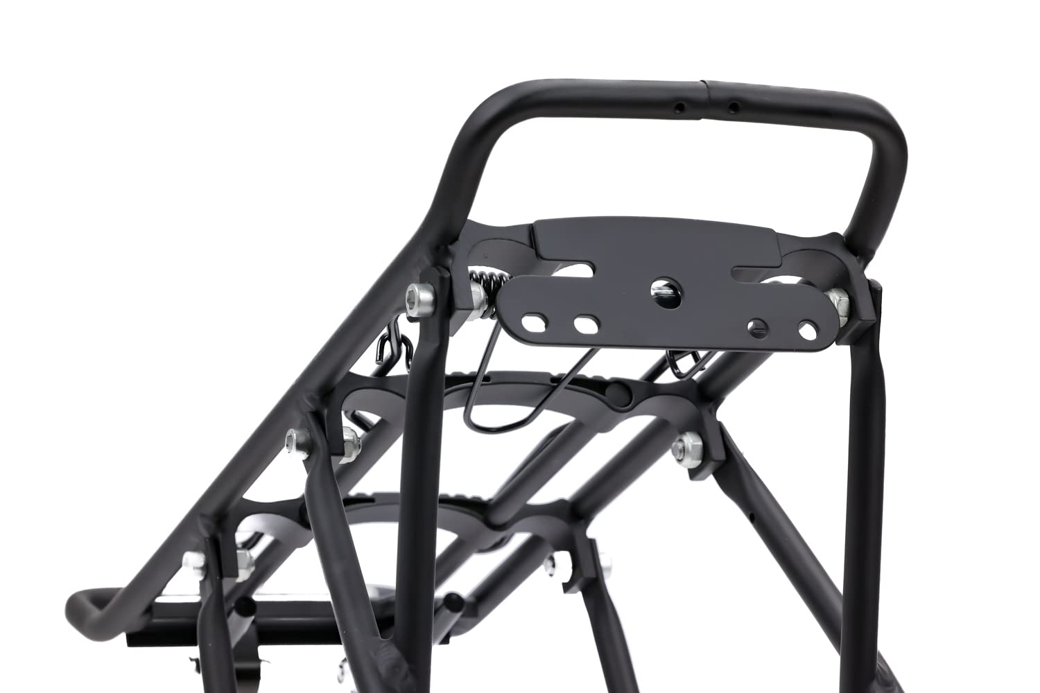 Alu Gepäckträger 28-29 Zoll verstellbar Federklappe Streben 200mm Rear Rack