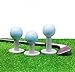 FINGER TEN Golf Rubber Tees Driving Range Value 5 Pack, Mixed Size or 5 Same Size for Practice Mat (White 5 Pack All 1.5'')