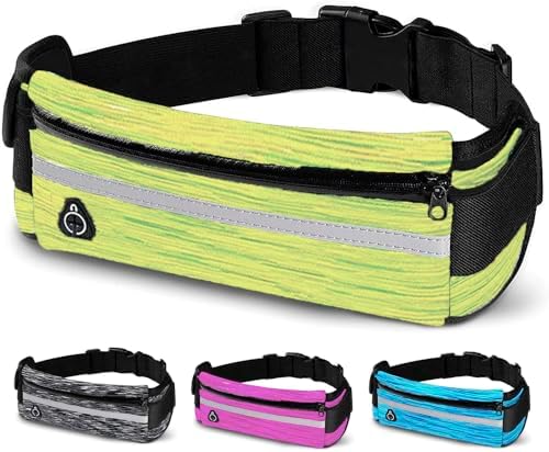 CREADY® Riñonera Running Deportiva Impermeable, Riñonera para Hom...