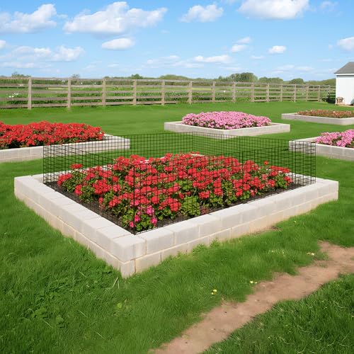 8 Pack Plant Protectors from Animals, 24"x 12" Wire Cages with Stakes and Cable Ties, Metal Mesh to Keep Animals Out, Metal Plant Cages for Vegetables, Flowers by Anothera - Image 7