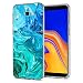 Produktbild Conie® Handyhülle Rück Schale für Samsung Galaxy J4 Plus / +, Ultra Slim TPU Hülle aus Silikon mit Bilder Motiv, Kanten Display Kamera Schutz, Kunst Abstract Design