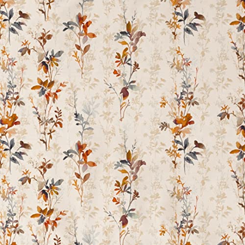 Image of D'Decor 136TC Cotton One Double Bedsheet with Two Pillow Covers - King Size, Floral, Brown