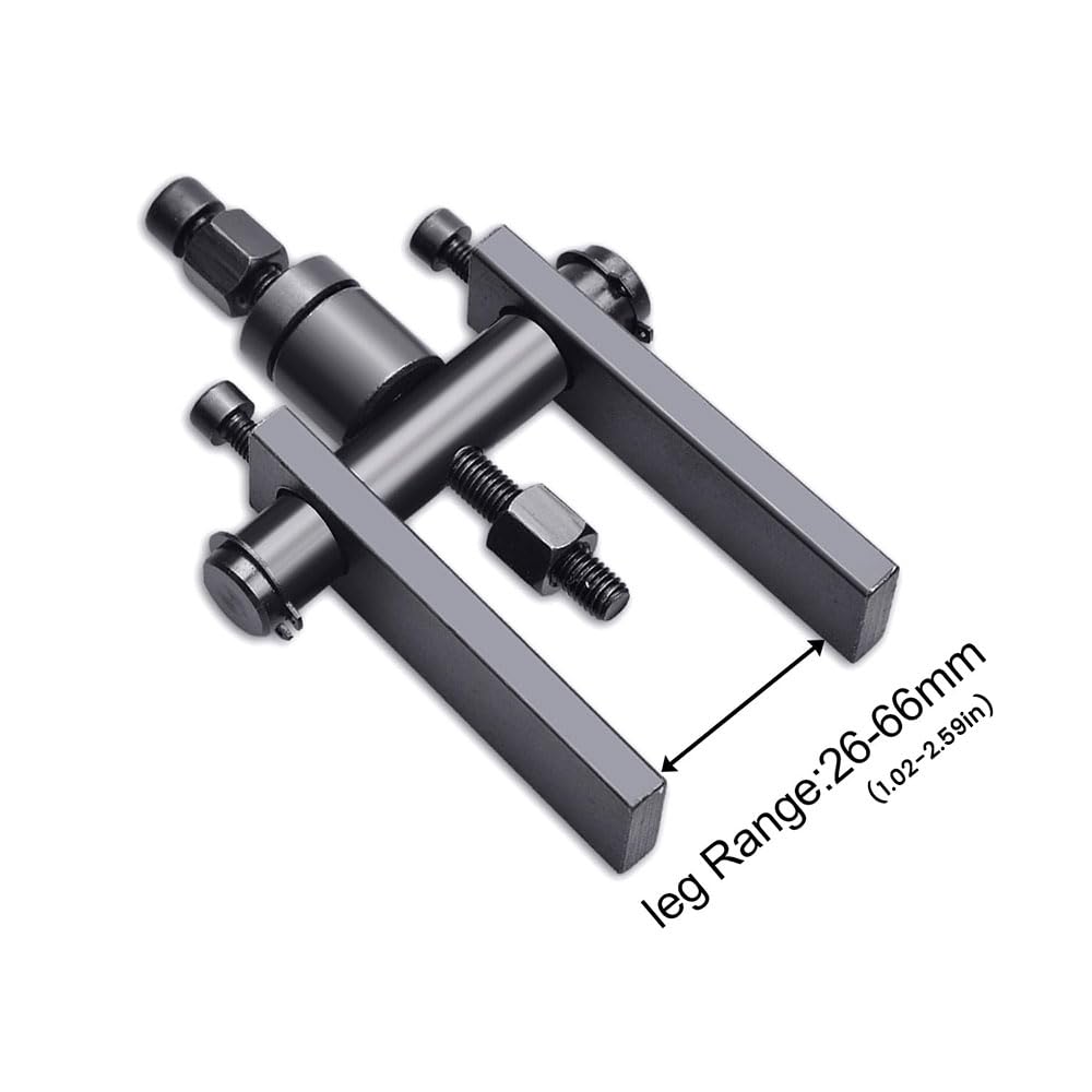 Extractor de Volante Motor Extractor de cojinetes práctico, Herramienta de extracción de cojinetes de Motocicleta con Caja, Kits de Extractor de cojinetes internos, 10 Uds.