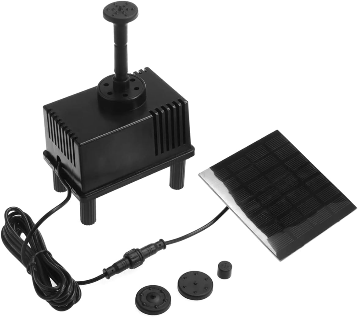 Solar Power Submersible Water Pump for Fountain Energy-saving Pump Solar Panel for Garden and Pool Use