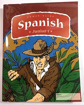 Paperback Power-Glide Spanish Jr. Level 1 Course for 5th to 7th grade Book