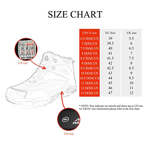 Nortiv 8 Mens Waterproof Hiking Boots Military Tactical Work Boots Lightweight Mid Ankle Trekking Outdoor Combat Boots Brown Size 12 M Us Js19001M #TOP6