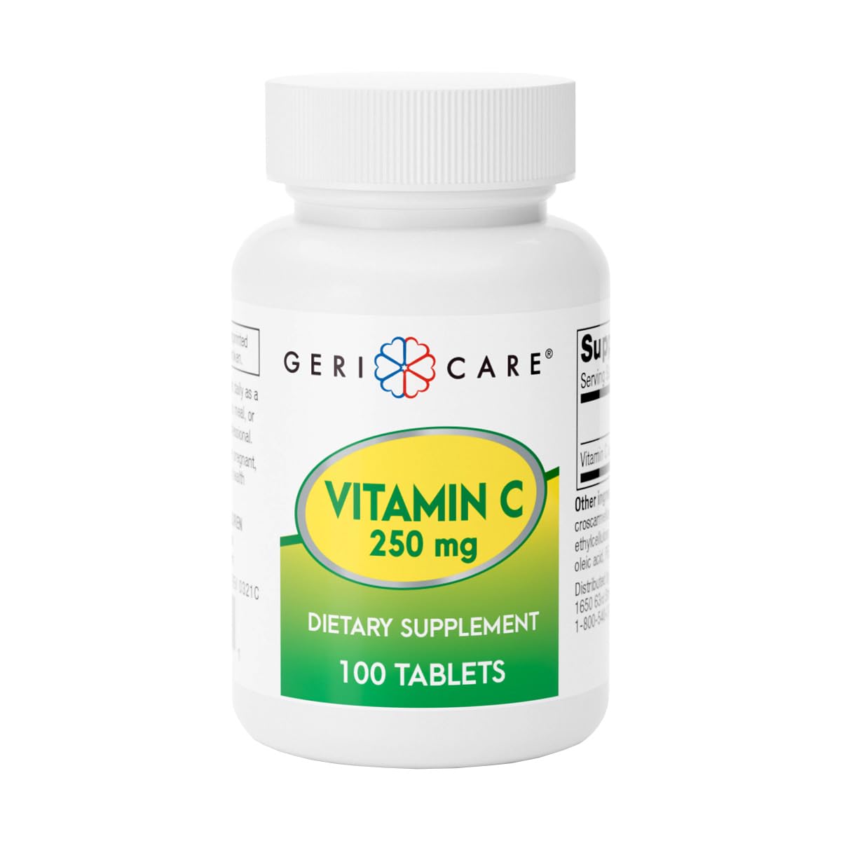 GeriCare Vitamin C 500 mg Antioxidant, Immune System Support, Nutritional Supplement Tablets, 500 Count (Pack of 1) — Amazon image 9