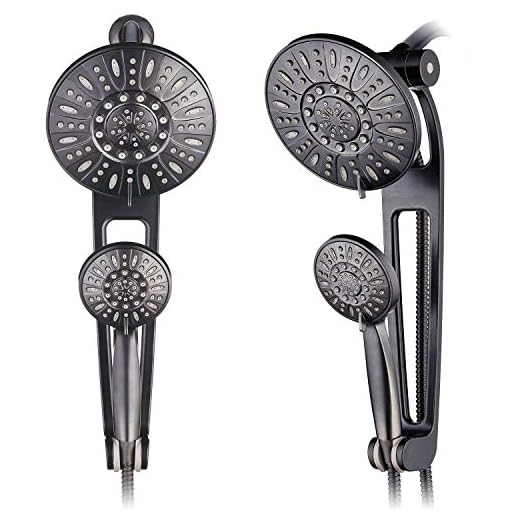 AquaDance 7 High Pressure Rainfall | Bathroom Accessories AQUABAR High-Pressure 48-mode 3-way Shower Spa Combo with Adjustable 18" Extension Arm for Easy Reach & Mobility! Enjoy Luxury 7" Rain & Handheld Shower Head Separately or Together! Oil-Rubbed Bronze