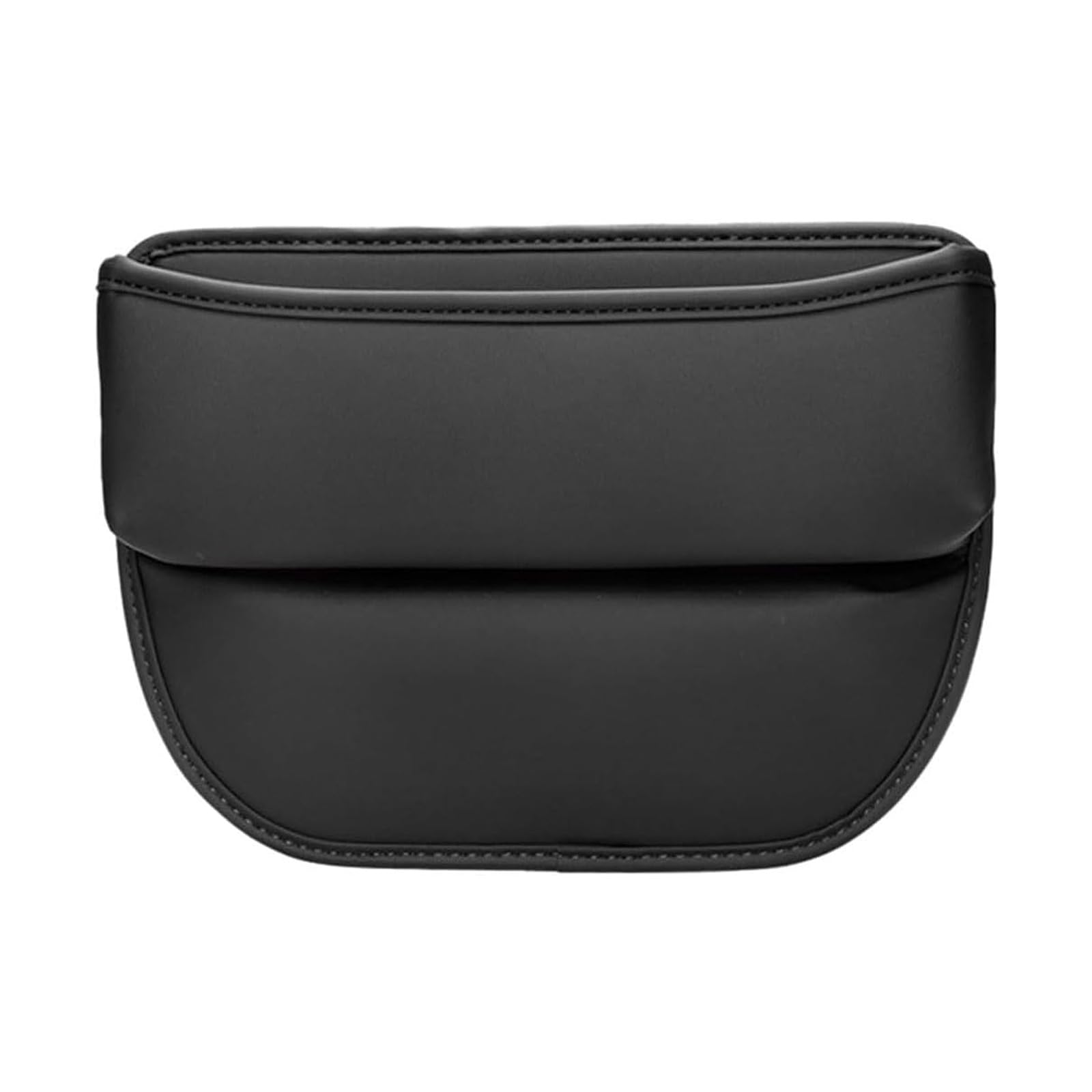 Motario Car Side Pocket Organizer for Benz S Class W221 S300 S350 S400 S550 S600 S63 S65 2006-2026, Leather Side Pocket Organizer Car Seat Gap Filler Storage Accessories, B/Black