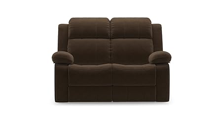 Urban Ladder Robert Two Seater Recliner (Matte Finish, Carafe Brown)