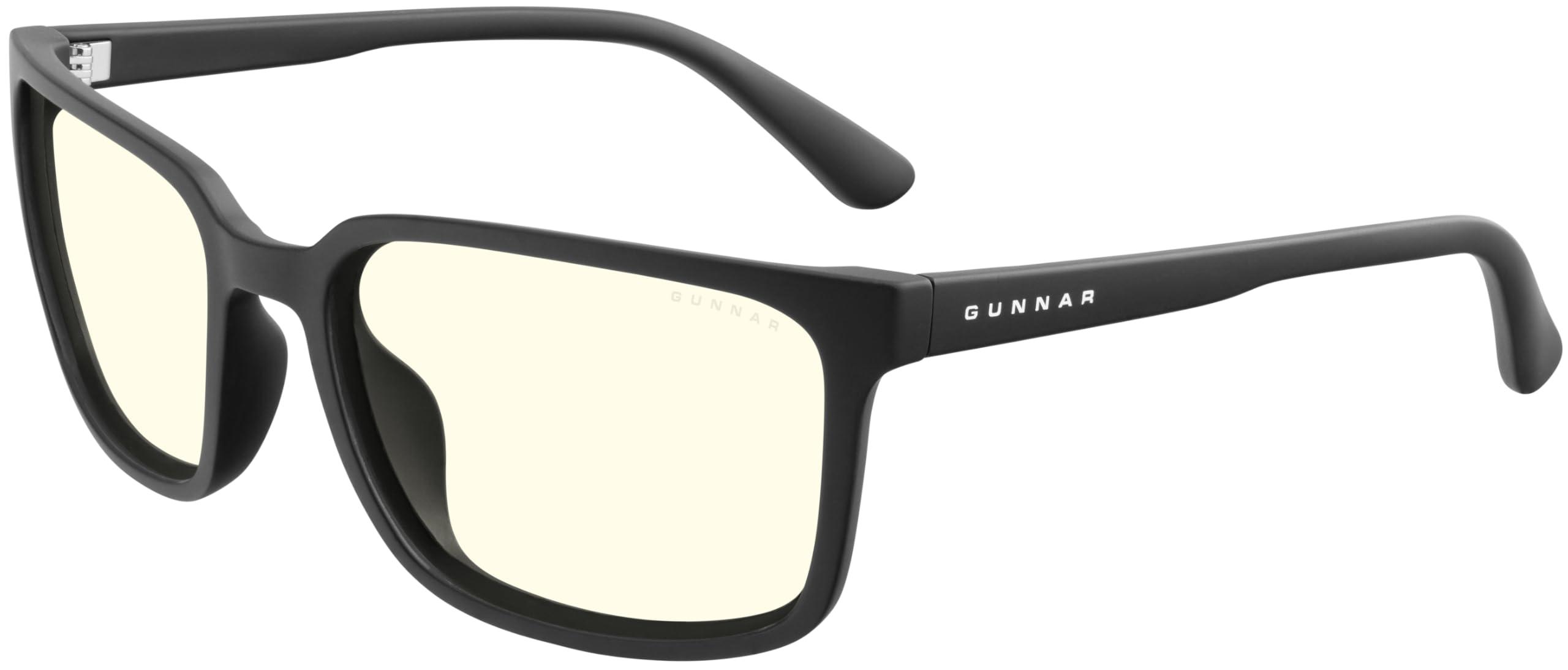 GUNNAR Gaming Glasses - Mammoth Onyx Clear Lens - Blue Light Blocking Relieve Dry Eye