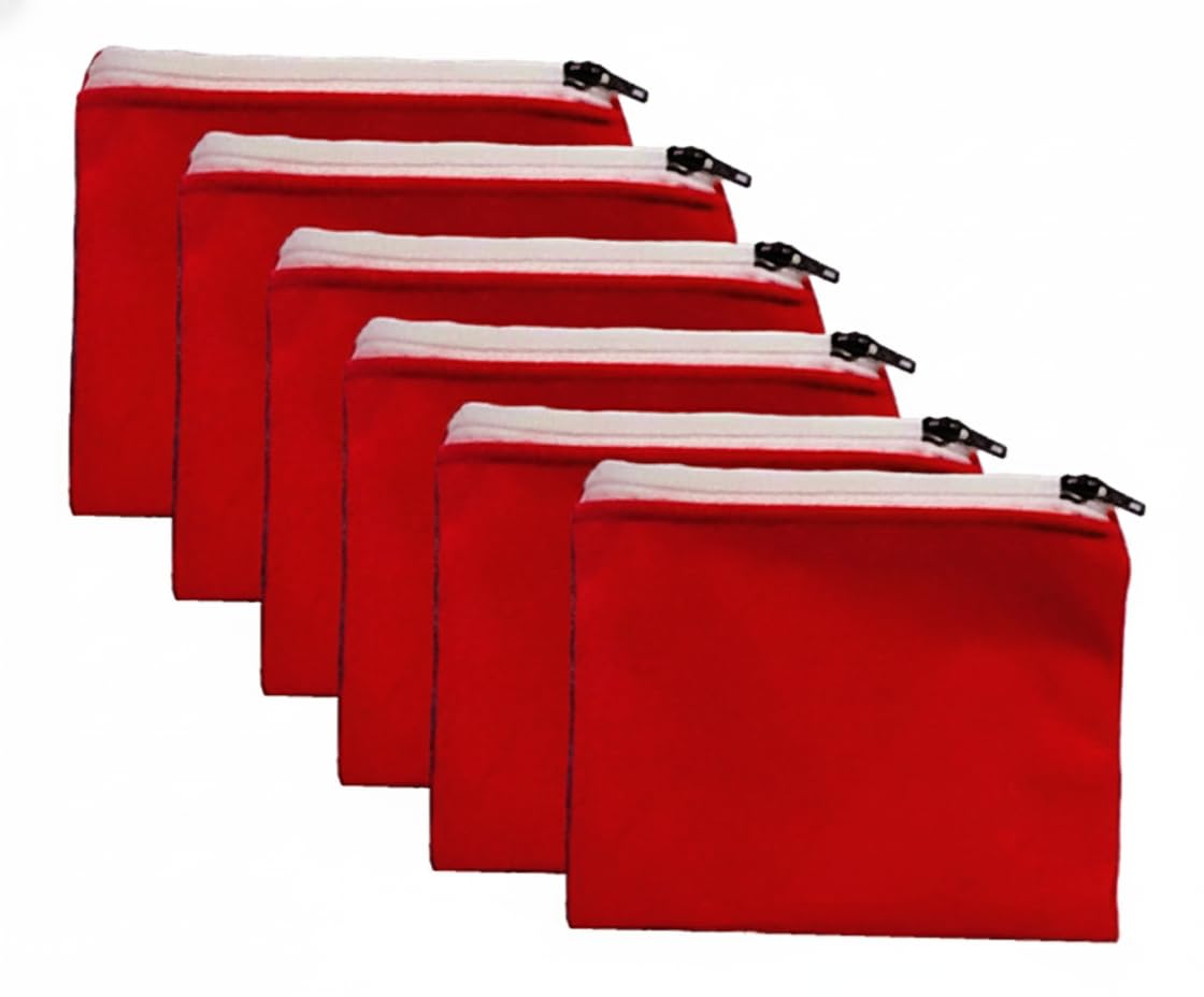 delegarde Soft Red Velvet Coin Purse with Zipper for Women, Small Size (6)-picture-27