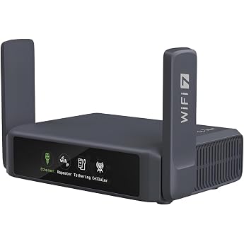 GL.iNet GL-BE3600 (Slate 7) Portable router, dual-band WLAN 7 gigabit router in pocket format, OpenVPN and wireguard for open