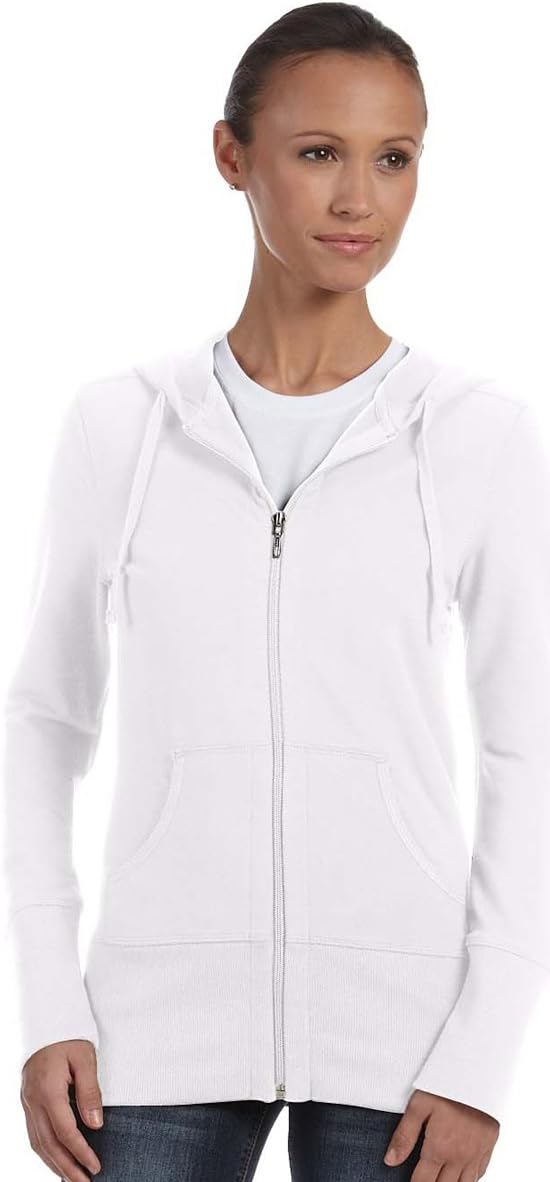 Bella Womens Stretch French Terry Lounge Jacket