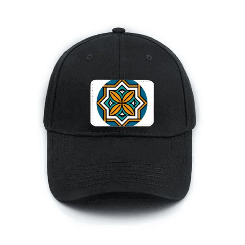 Casquette de baseball noire réglable pour éviter la transpiration