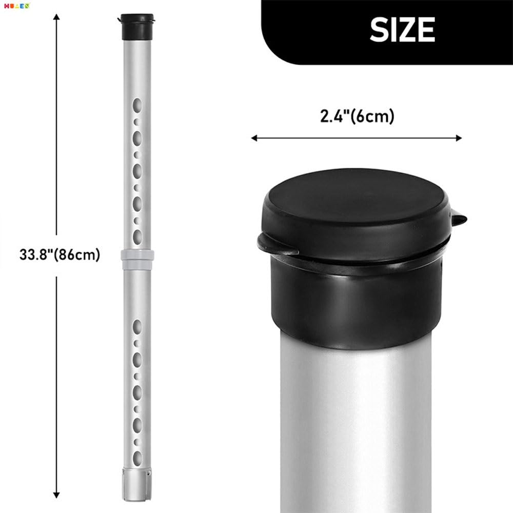 Recogepelotas de Golf Alargable, Herramienta Extensible de Aluminio con Mango Antideslizante, portátil y Ligero.