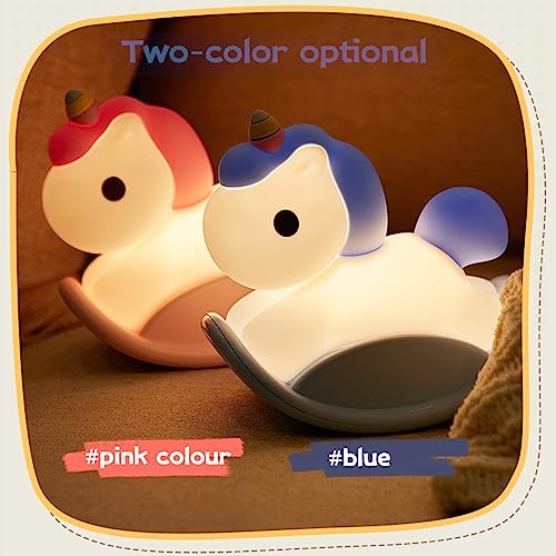 Lámpara de mesa de noche caballo YOUTHINK azul miniatura 7