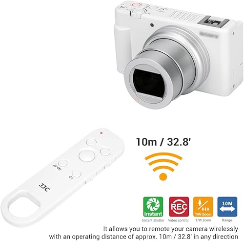 Miniatura 4 de JJC RMT-P1BT Comandante de control remoto inalámbrico Bluetooth para Sony ZV-E10 II ZVE10 ZV-1F ZV1F ZV-1 II ZV1 ZV-E1 A1 II A6700 A6600 A6100 A7CR