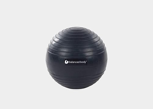 Balanced Body Bola inflable acanalada, pelota de ejercicio inflable, pelota de entrenamiento para pilates para gimnasio o entrenamientos en casa o