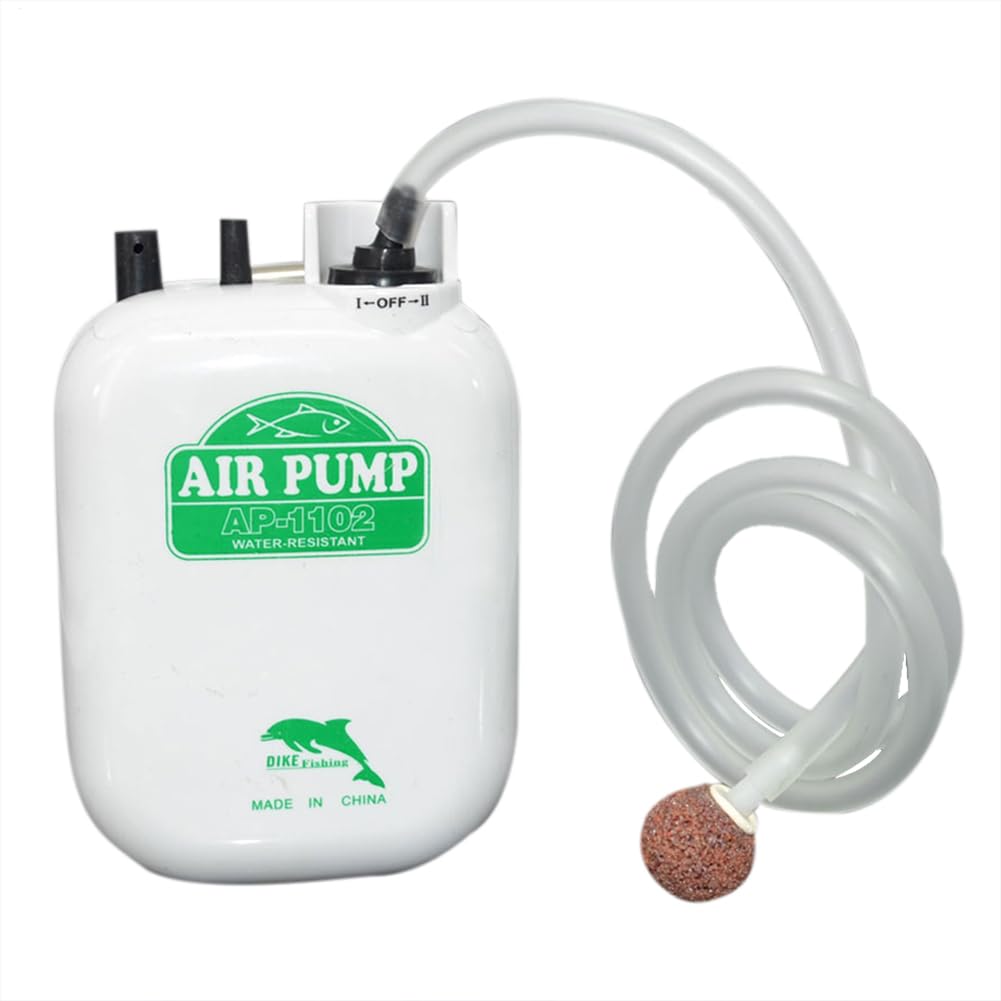 Pompa di ossigeno impermeabile Portatile Batteria di grande potenza Acquario Esca viva Aeratore Pompa di ossigeno Ossigenatore Compressore d'aria Aeratore Batteria Pompe ad aria Secchio