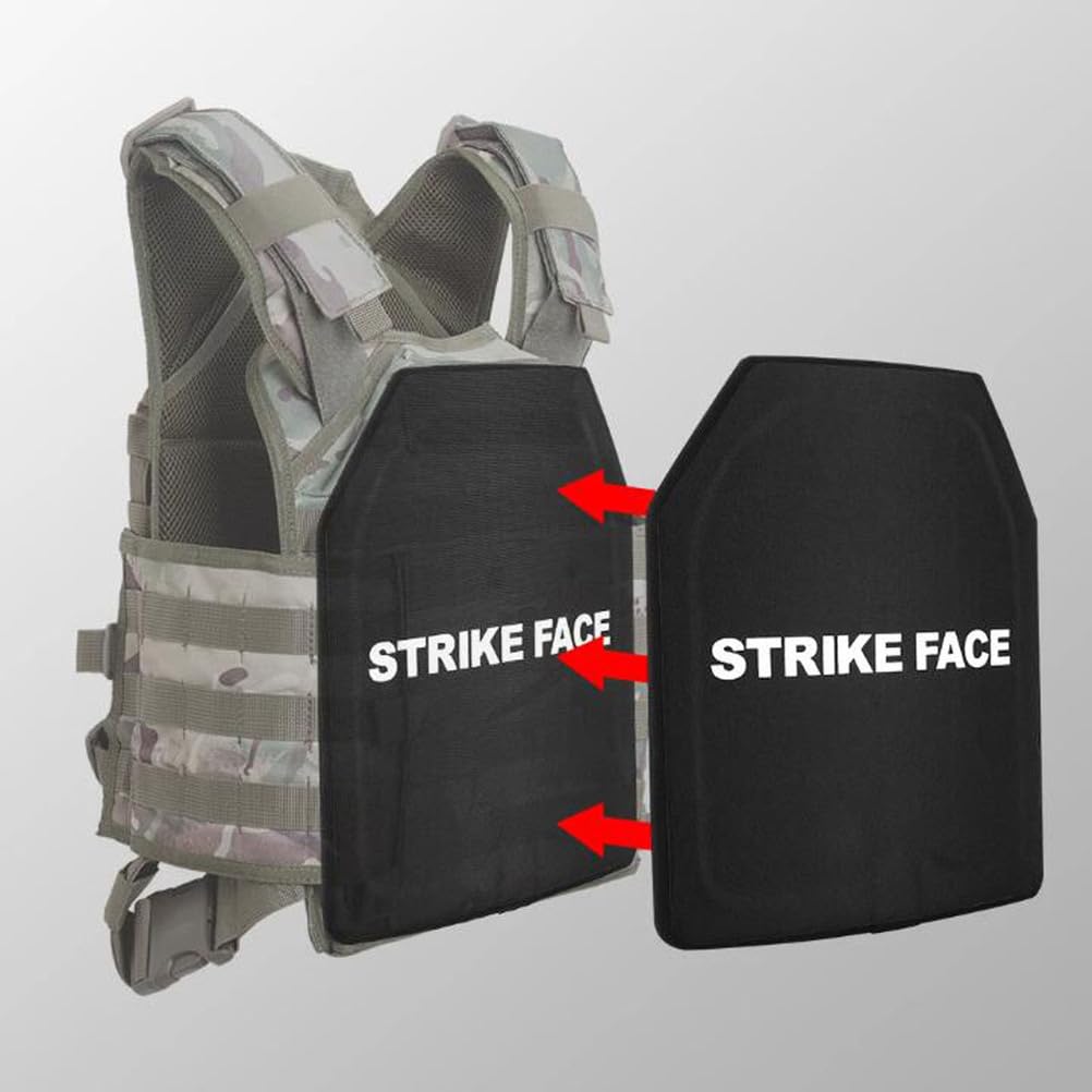 NIJ IV kugelsichere Platte, 10"x12" PE+Keramik Stand Alone Panzerplatte, taktischer Körpereinsatz für Weste/Rucksack, 7,62 mm Schutz,1pcs