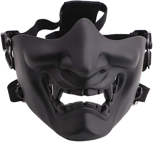 Miniatura 2 de Forart - Máscara de media cara, máscara protectora de cara inferior para Airsoft, paintball, pistola BB, juego CS, caza, tiro