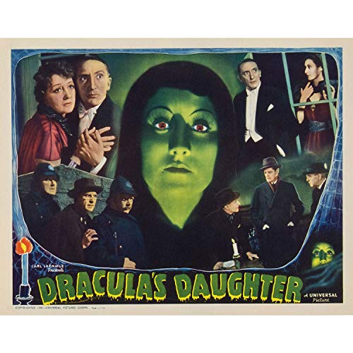 Poster La fille de Dracula vintage grande affiche de cinéma pour salon