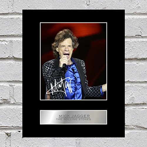 Photo dédicacée de Mick Jagger The Rolling Stones
