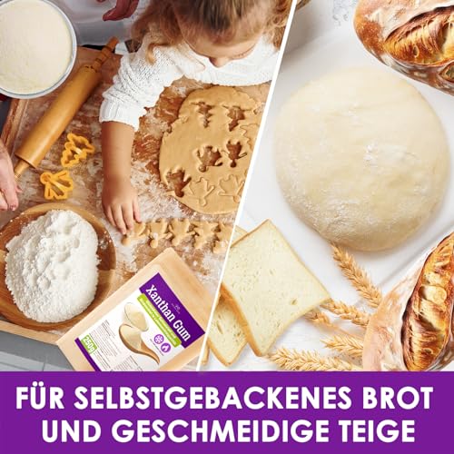 AVIDA ZEN Xanthan Gum Pulver, Bindemittel in Lebensmittelqualität, Veganer und glutenfreier Stabilisator für Eis, Suppen, Soßen, Xanthangummi Soßenbinder (250g)