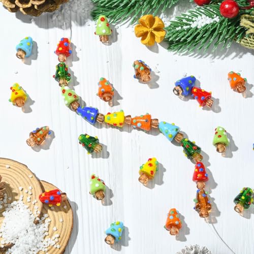 Perles en verre soufflé légères pour bijoux sans douleur - 7
