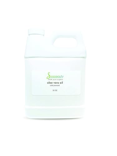 Miniatura 2 de Soapeauty Aceite de aloe vera para piel, cara, cabello  Hidrata y suaviza  Aceite 100% natural prensado en frío  7 libras