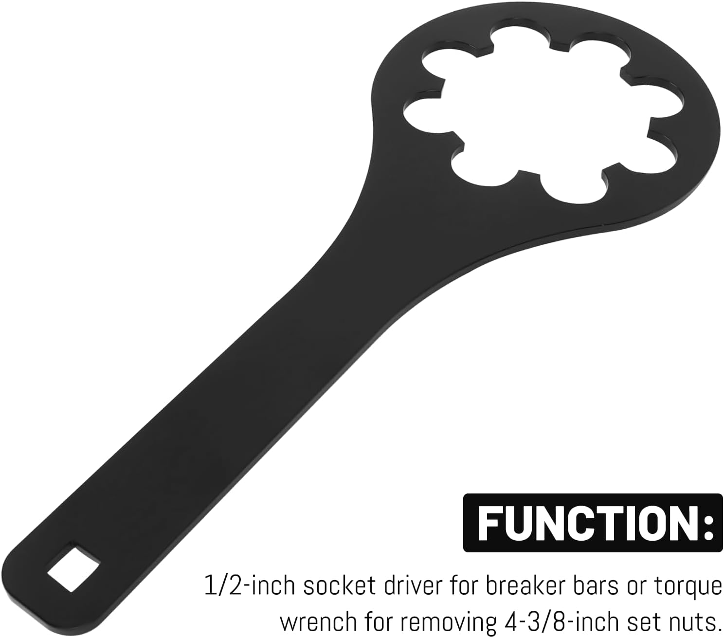 Drive Spanner Bearing Carrier Nut Wrench Tool, Compatible with Mercury MerCruiser Alpha One, Pre Alpha, Gen 2, Bravo One, Replaces 91-36235, 91-17256, 18-9803, 90100