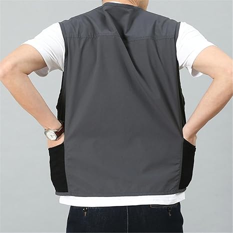 Gilet de pêche multi-poches pour hommes, il n'y a ... - Grandado