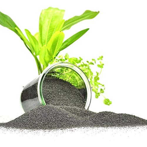 Guemmer Sand - 25kg - Aquarienkies, Aquariensand - Verschiedene Körnungen und Farben - Made in Germany (1-2 mm, Schwarz)