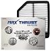 Spearhead MAX THRUST Performance Engine Air Filter For Low & High Mileage Vehicles - Increases Power & Improves Acceleration (MT-165)