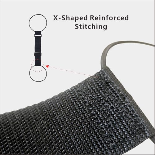 Image of 3 Elastic Fastening Luggage Straps, Adjustable, Durable, Water-Resistant, Travel Belt for Luggage Over Handle, Black